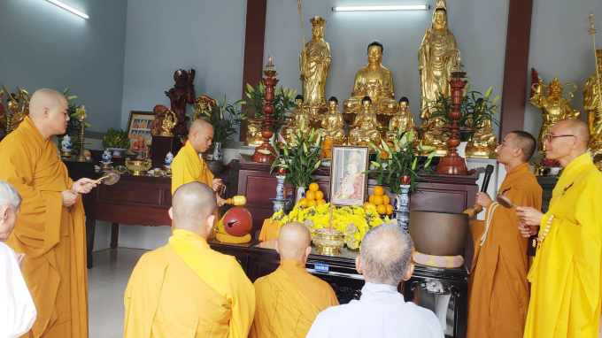 Chùa Bảo Phước cúng rằm Hạ nguyên - Tưởng niệm Đại tường cố Trưởng lão Hòa thượng Thích Ngộ Tánh